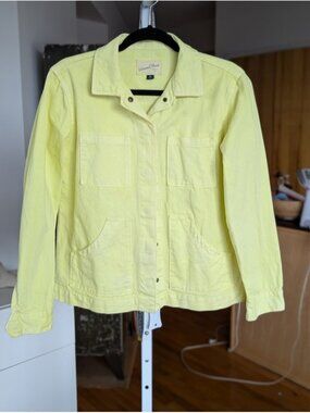 Universal Thread  Yellow Cotton Utility Jacket XS